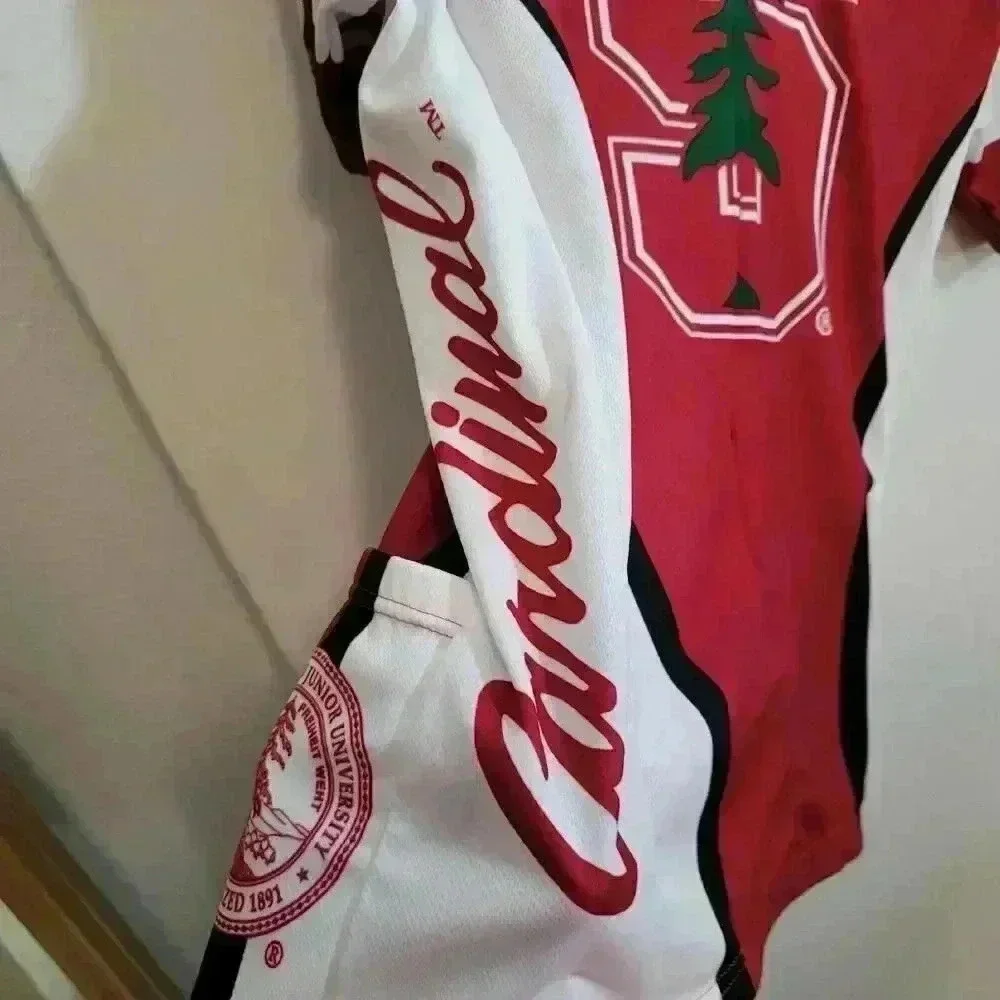 Stanford University Cardinals Cyclists Shirt Unisex Sz Medium - Picture 4 of 6